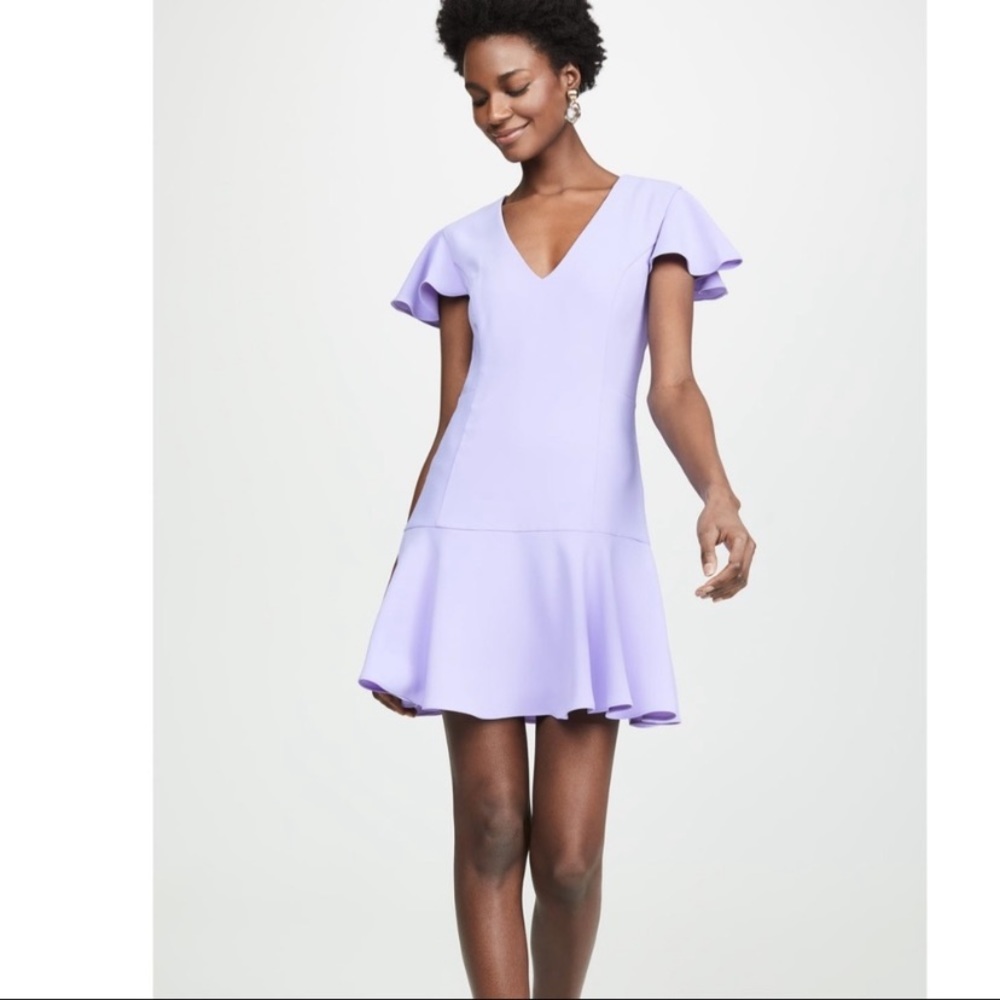Amanda Uprichard Irvina Dress in Aura Purple Lilac Size Small